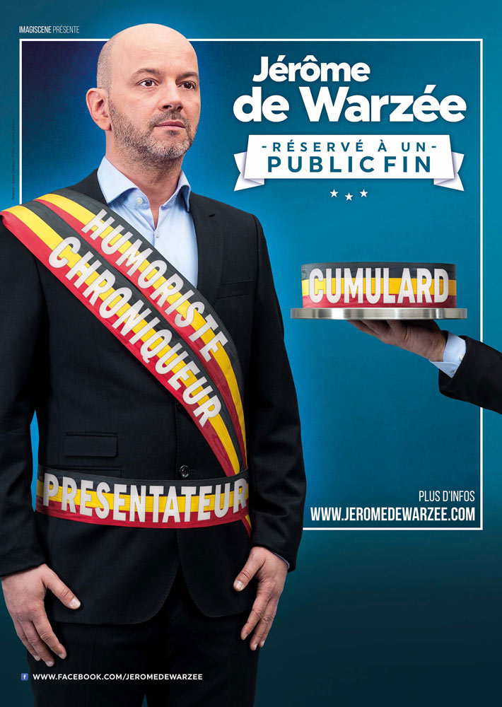 Affiche du spectacle Réservé à un public fin de Jérôme de Warzée