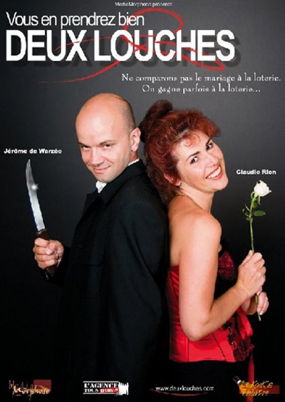 Affiche du spectacle Vous en prendrez bien deux louches de Jérôme de Warzée