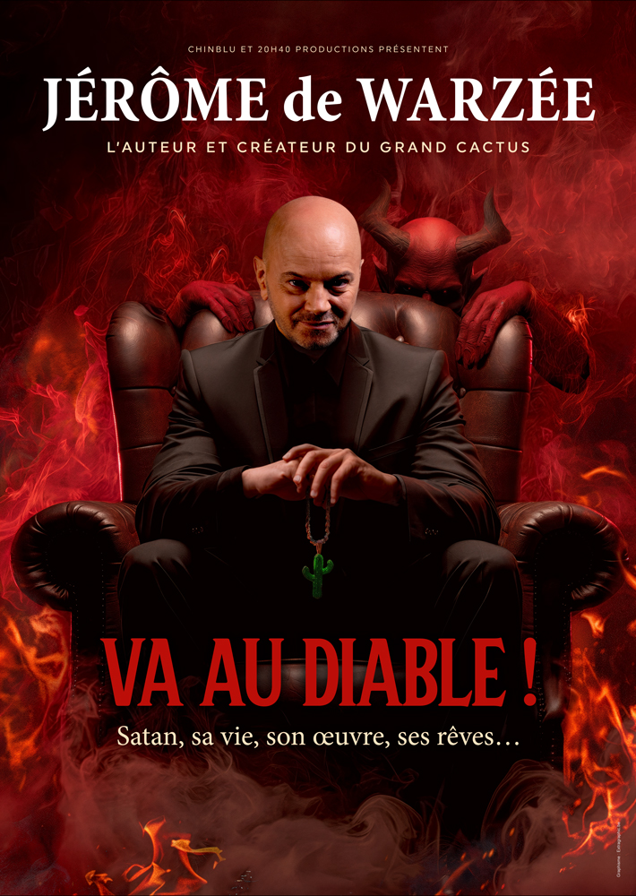 Affiche du spectacle Va au Diable de Jérôme de Warzée